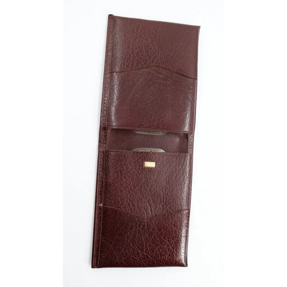 Rolfs American Classic Leather Bifold Red Wallet NWT Vintage Deadstock 80s